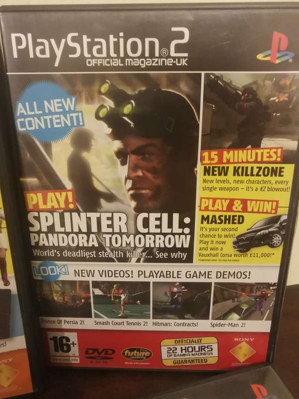 Official PlayStation 2 Magazine UK Discs x6