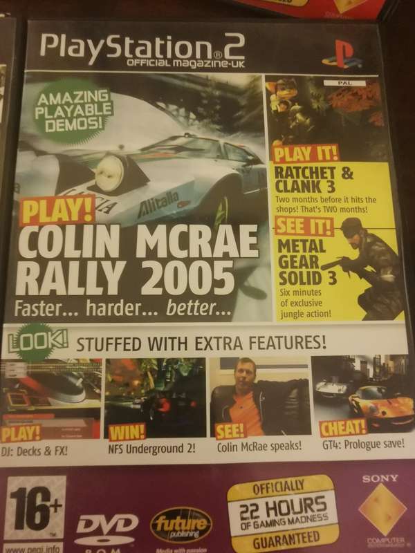 Official PlayStation 2 Magazine UK Discs x6