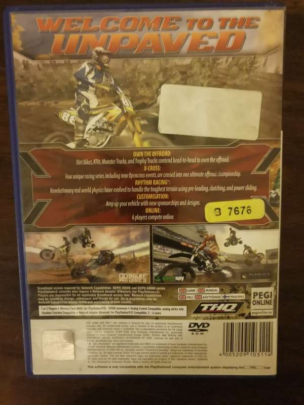 Excellent Find! MX vs ATV Untamed on PlayStation 2 with Booklet