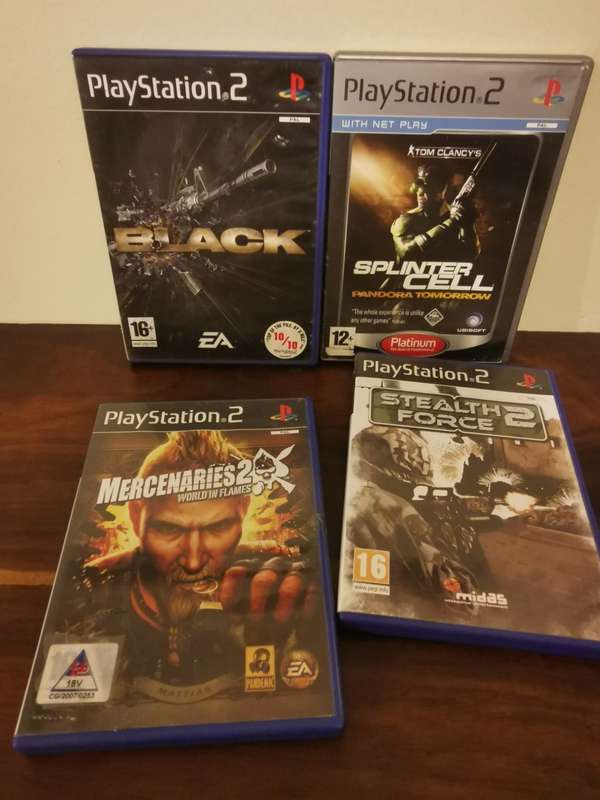 PlayStation 2 Military Game Selection x4 Classics!