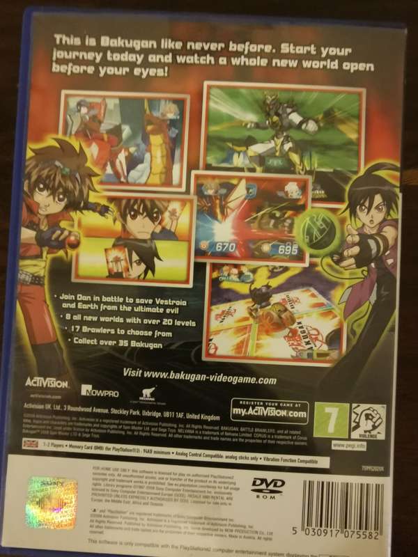 Bakugan Battle Brawlers on PlayStation 2