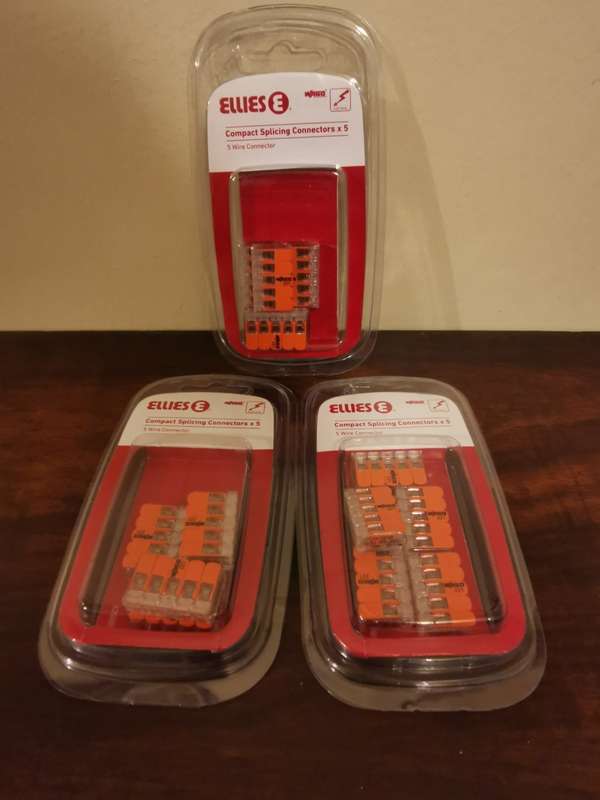 5 Wire Splicing Connectors - x5 per Pack