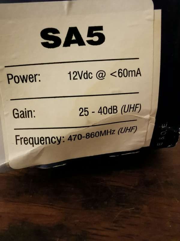 Masthead Amplifier F-Type