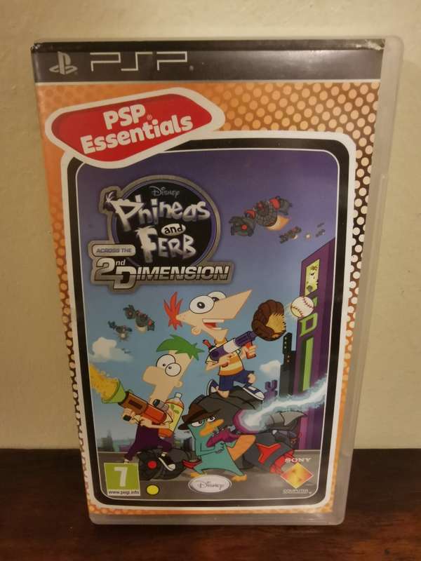 Phineas and Ferb Game for PSP with Booklet