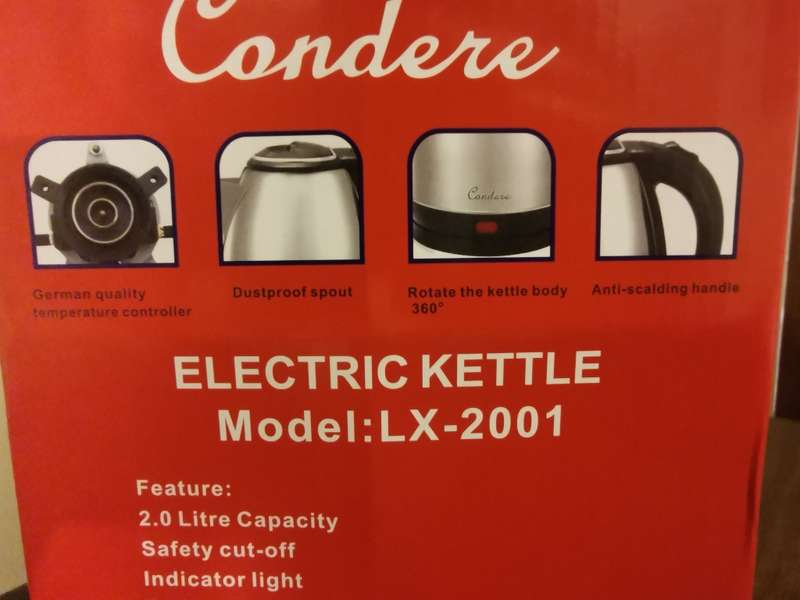 2L Condere Stainless Steel Kettle