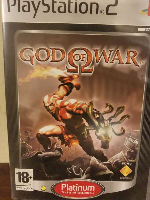 God of War 1 and 2 on PlayStation 2 with Booklets