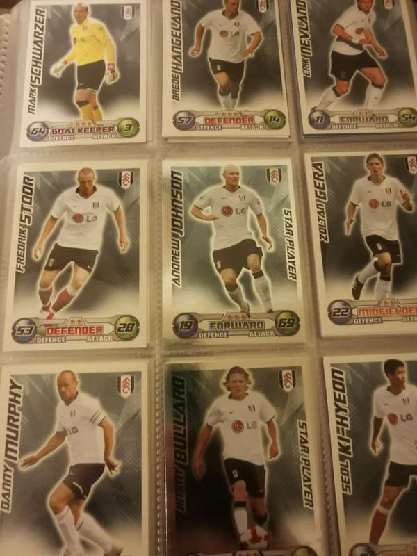 Topps Match Attax Premiere League Binders of 07 and 08 (Almost full or complete)