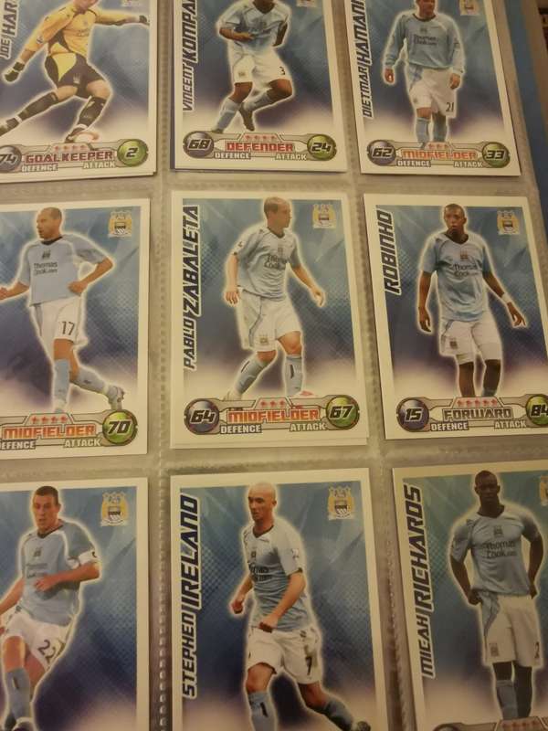 Topps Match Attax Premiere League Binders of 07 and 08 (Almost full or complete)