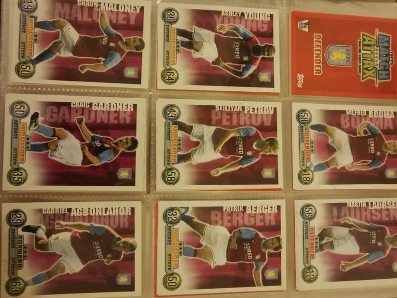 Topps Match Attax Premiere League Binders of 07 and 08 (Almost full or complete)