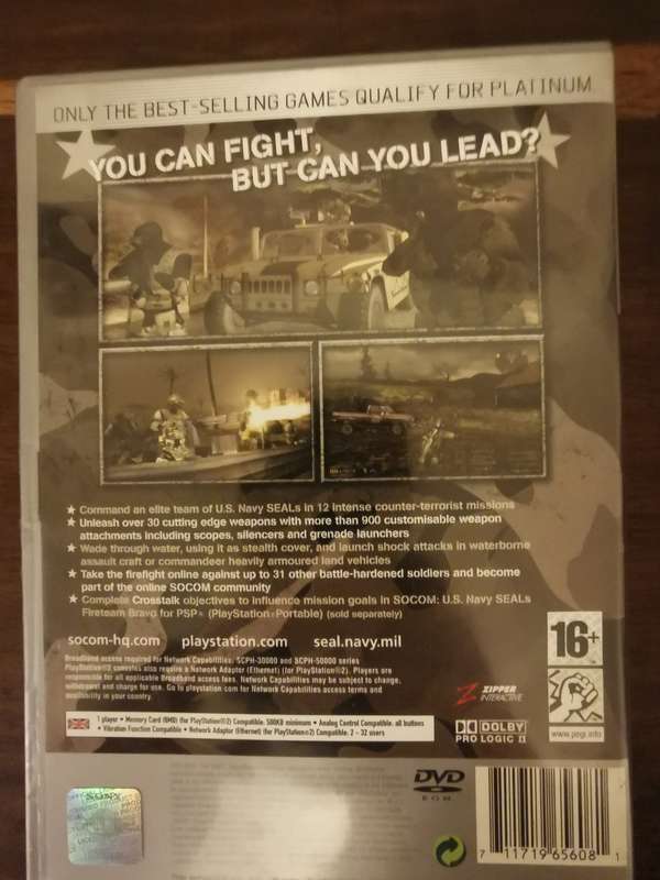 SOCOM 3 US Navy Seals on PlayStation 2 with Booklet