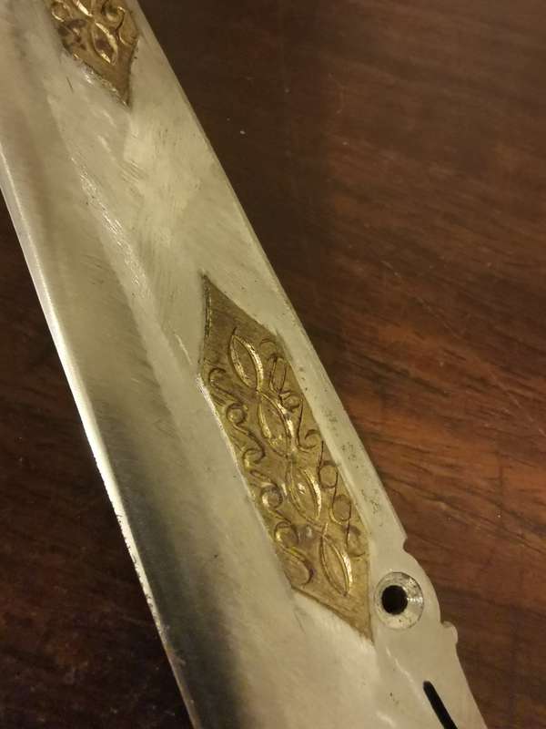 Most Gorgeous Blade with Brass Inly