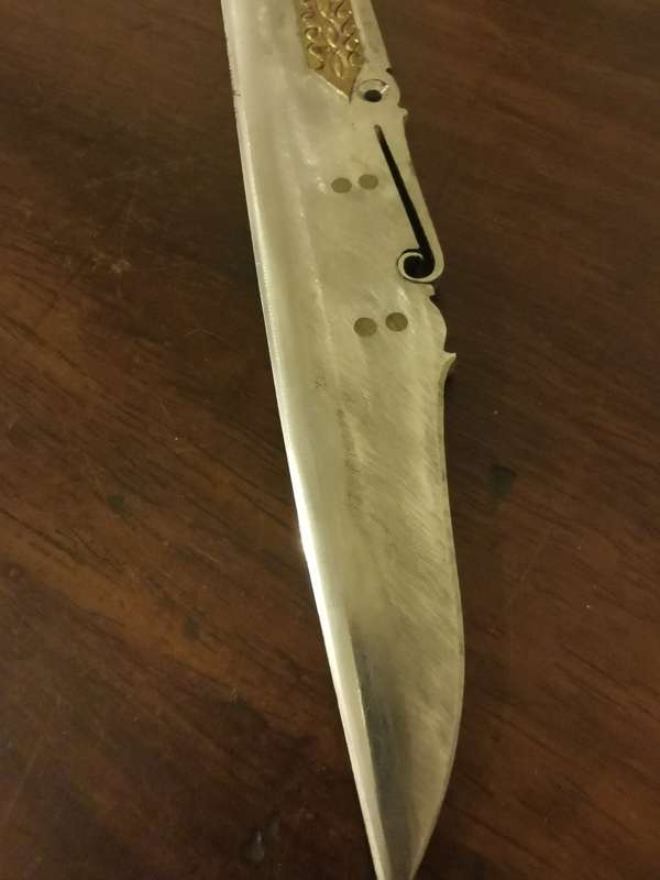 Most Gorgeous Blade with Brass Inly