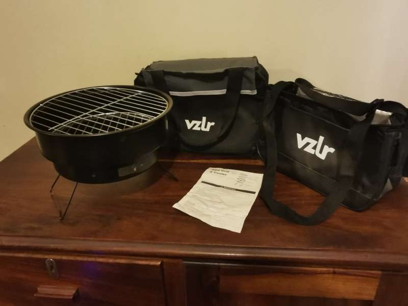 Portable Braai and Cooler Bag Combo