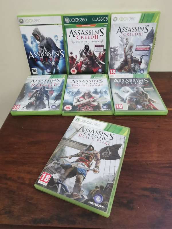 Assassin`s Creed Collection for Xbox 360 Complete with Booklets