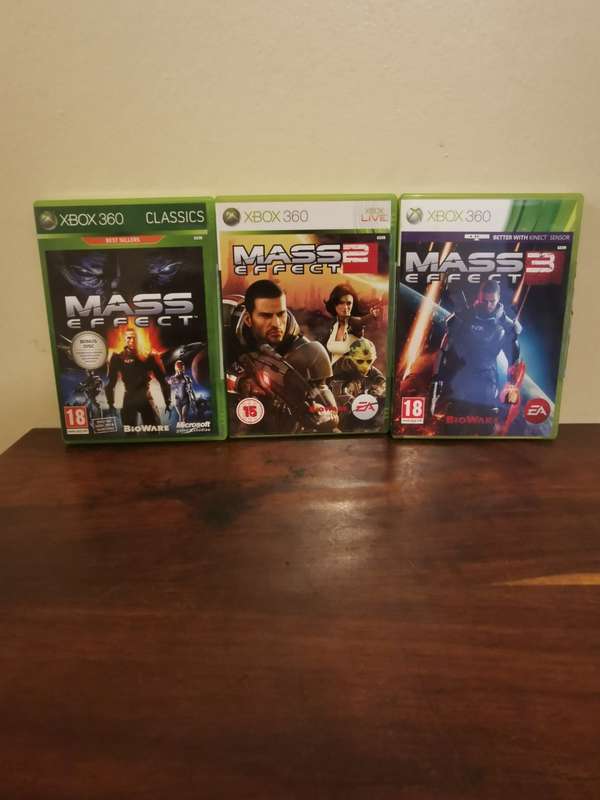 Mass Effect 1,2 AND 3 on Xbox 360