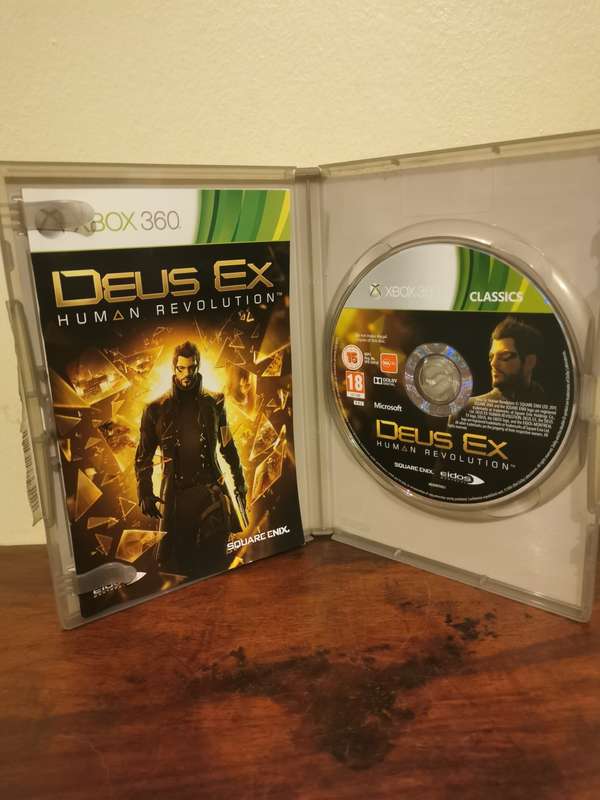 Rare Find! DEUS EX Human Revolution on Xbox 360 with booklet