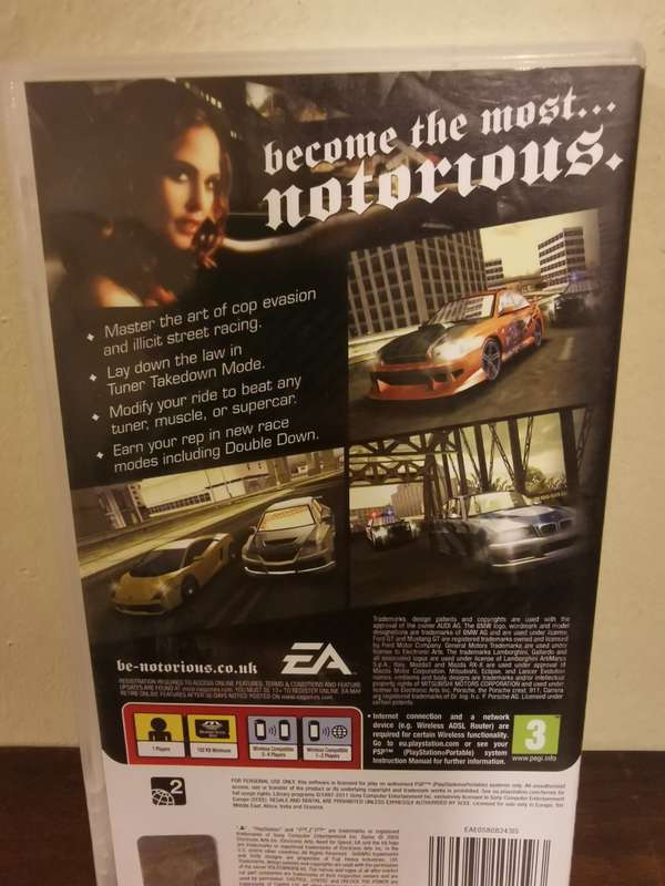 Need for Speed: Most Wanted on PSP with Booklet
