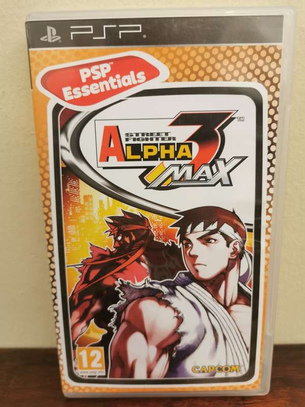 Street Fighter 3 - Alpha Max on PSP with Booklet