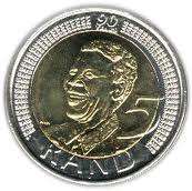 *** UNCIRCULATED 2008 MANDELA 90th BIRTHDAY R5 COIN ***