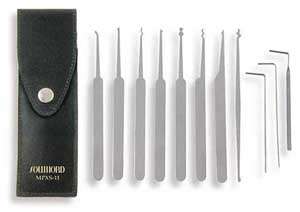 Stainless Steel Lock Pick Sets  MPXS-11-Tracy