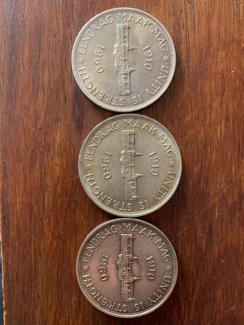 **1960 Silver 5 Shillings - ONE BID FOR ALL 3**