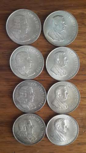 **8 Beautiful (4x 1966 & 4x 1967) SILVER R1's (119.9g)**