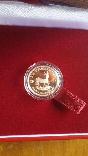 **2012 PROOF 1/10th GOLD Kruger Rand**