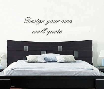 Design your own wall quote sticker decal vinyl tatoo LET YOUR IMAGINATION RUN WILD!