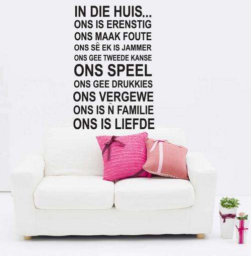 Liefde Vinyl Wall Art Sticker Decal Vinyl Tattoo
