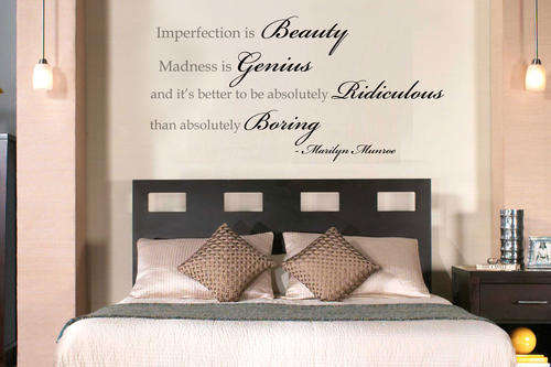 Marilyn Munroe Vinyl wall art words -decal sticker- home decor -CHECK OUT MY OTHER DESIGNS!