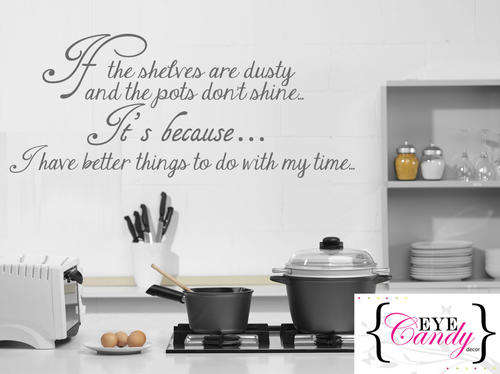Funny kitchen quote Vinyl Wall Art Quote Sticker Decal Vinyl Interior Decor