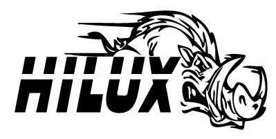 Toyota Hilux warthog sticker decal