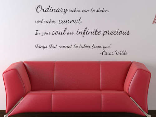 Oscar Wilde quote  Vinyl Wall Art Sticker Decal Vinyl Tattoo Decor