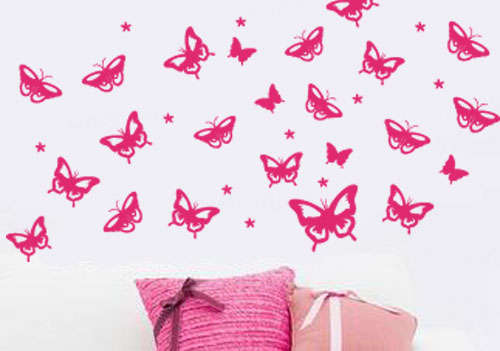 23 butterflies Vinyl Wall Art Sticker Decal Vinyl Tattoo Decor