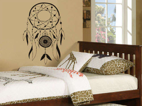Dreamcatcher viny wall art Sticker Decal tattoo  Vinyl Interior Decor