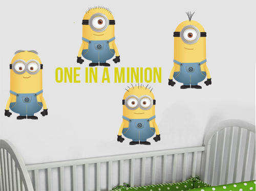 SALE! MINION vinyl wall decal art stickers tattoo decor