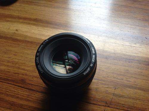 Canon lens EF 50mm f1.4
