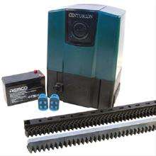 Centurion D5 Evo Sliding Gate Motor - FULL KIT Including Battery, Remotes & 4m Rack