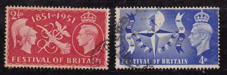 BRITAIN KING GEORGE V I 1951 " FESTIVAL OF BRITAIN***** SEE SCAN****