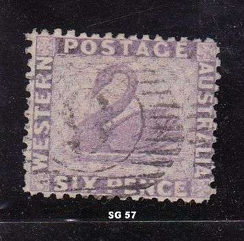 WESTERN AUSTRALIA    1864     DEFINITIVE    **** SEE SCAN *****