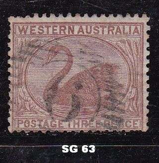 WESTERN AUSTRALIA    1871-73   DEFINITIVE    **** SEE SCAN *****