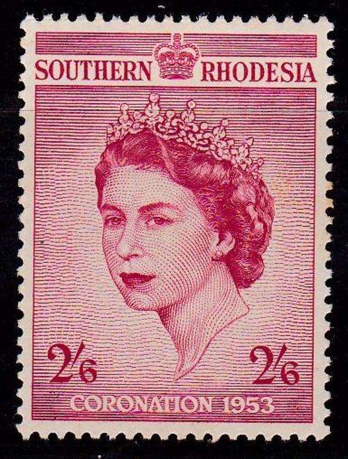 SOUTHERN RHODESIA    1953  "CORONATION"  SACC79  MINT   ****SEE SCAN FOR DECRIPTION****