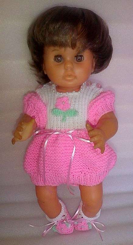 Hand Crafted       First Love Doll  2 piece set       ( Doll not Included)