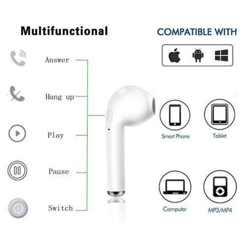 i7s TWS wireless earphones with mic
