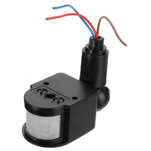 220V Waterproof 180 Degree Smart Infrared PIR Motion Sensor Detector Light Sensor Switch