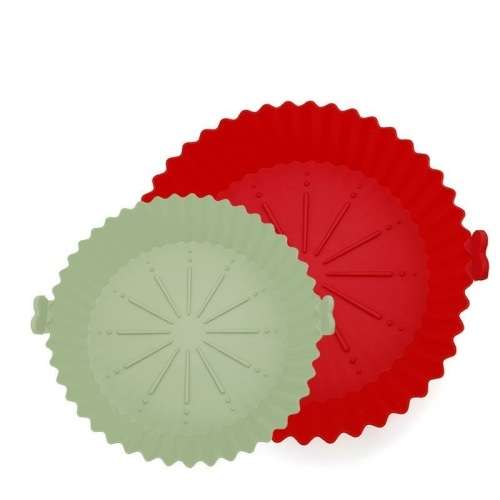 Air Fryer Silicone Mat Bakeware Round High Temperature Resistant Pot Mat Non-stick Tray