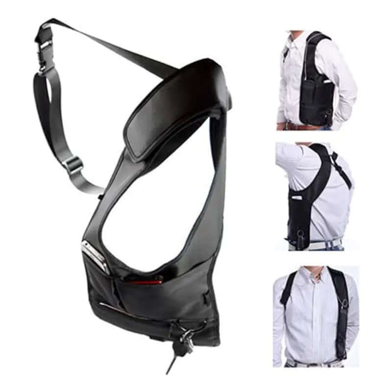 Men`s Messenger Bag Underarm Shoulder Bag Mobile Phone Bag Tactical Bag