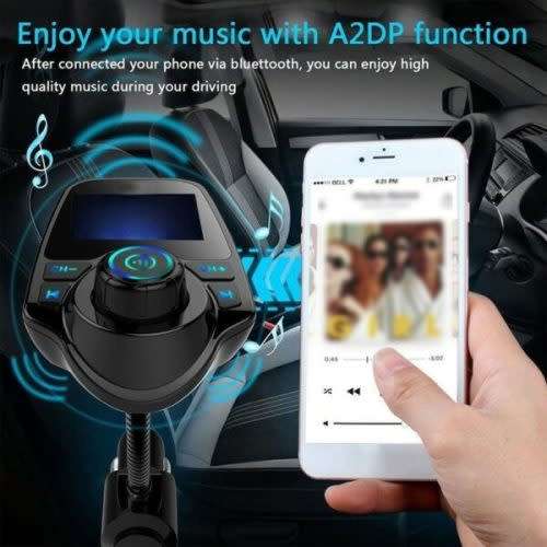 Usb Bluetooth Car Fm Modulator With Mp3 Radio Adapter