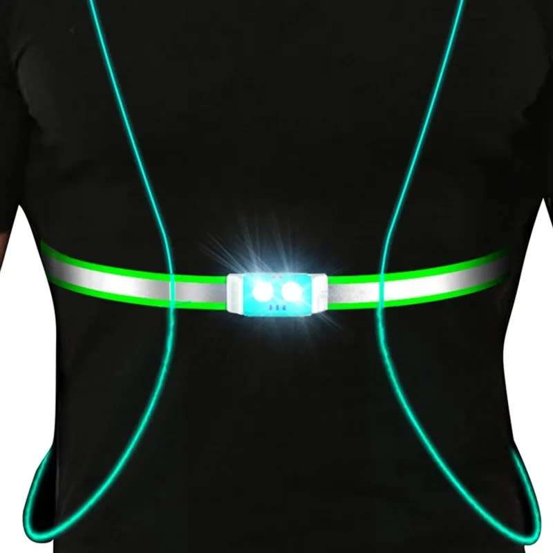 Rechargeable Chest/Waist Nighttime Led Running Light