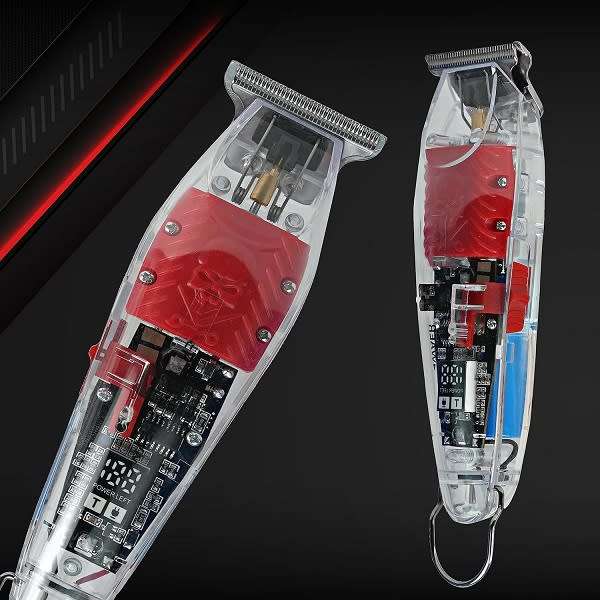 Ao-50011 Transparent Lcd Usb Rechargeable Hair Trimmer